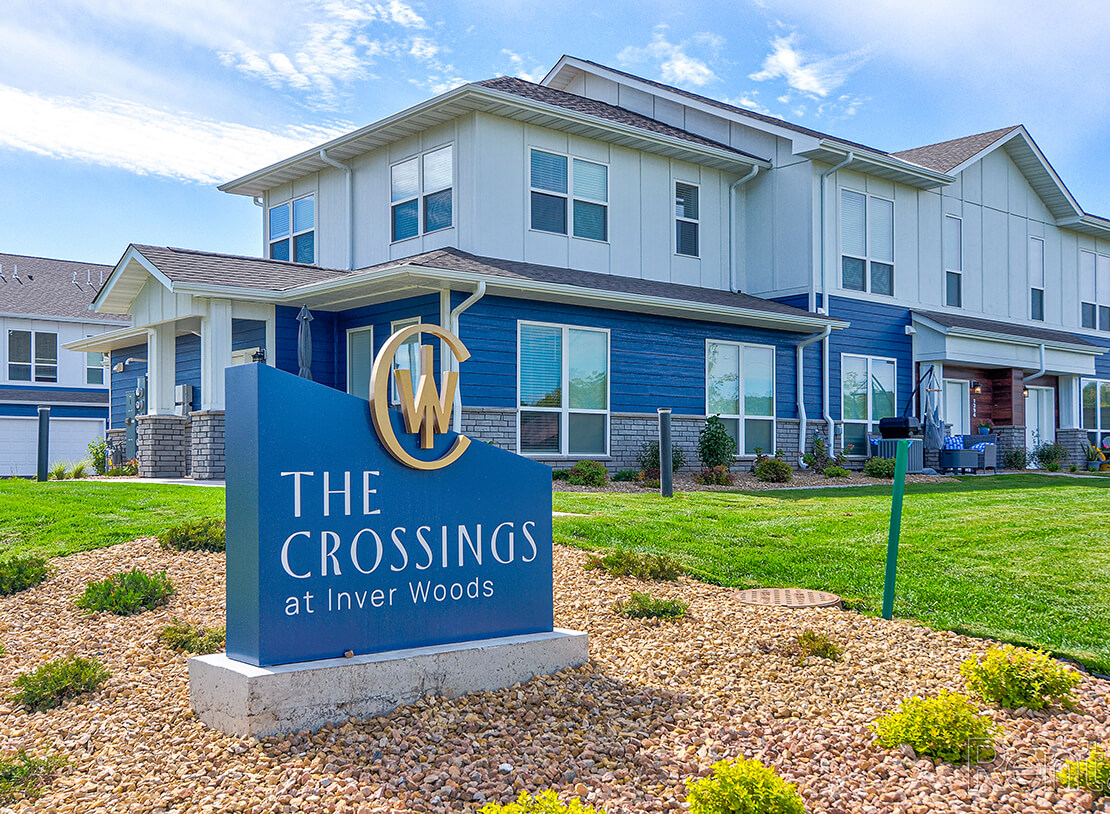 a rendering of the apartment living room and kitchen